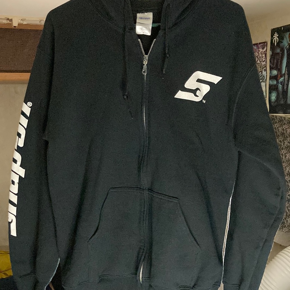 Snap On zip hoodie
